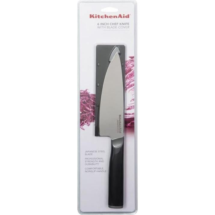 Cuchillo de Chef KitchenAid 15.24 cm Acero Inoxidable Negro