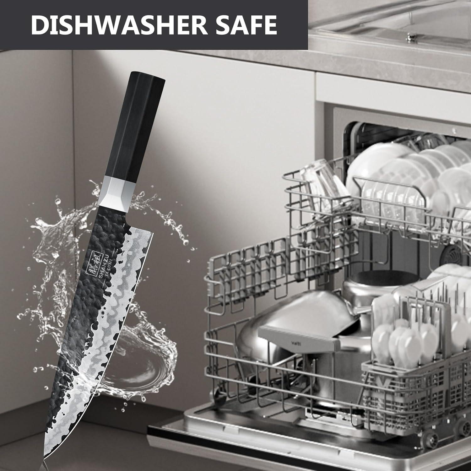 Cuchillo de Chef Japonés SHAN ZU 20.3 cm Acero 10Cr15MoV