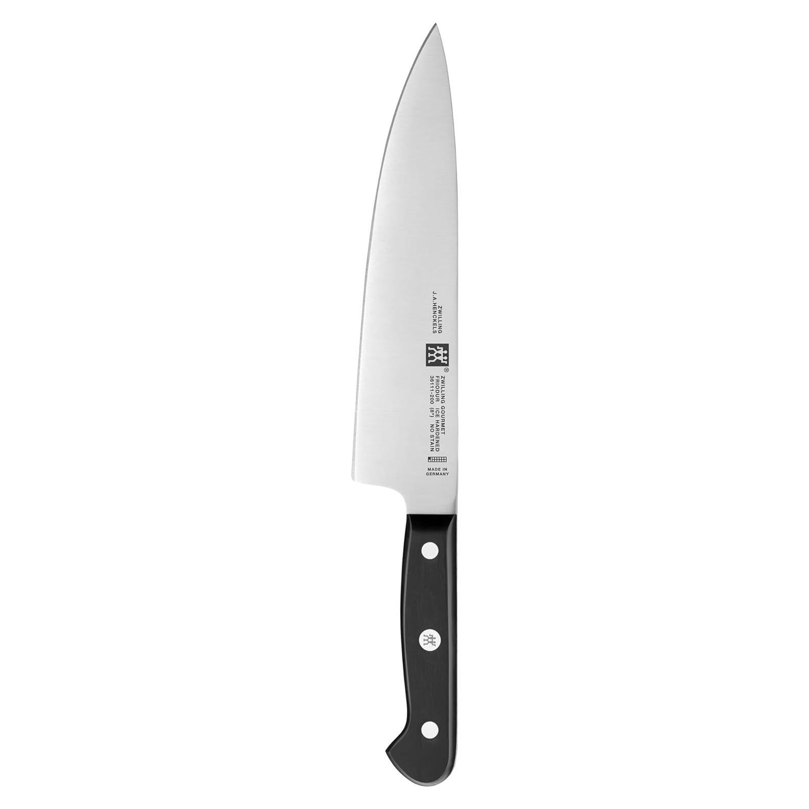 Cuchillo de Chef ZWILLING Gourmet 20.32 cm Acero Inoxidable Negro