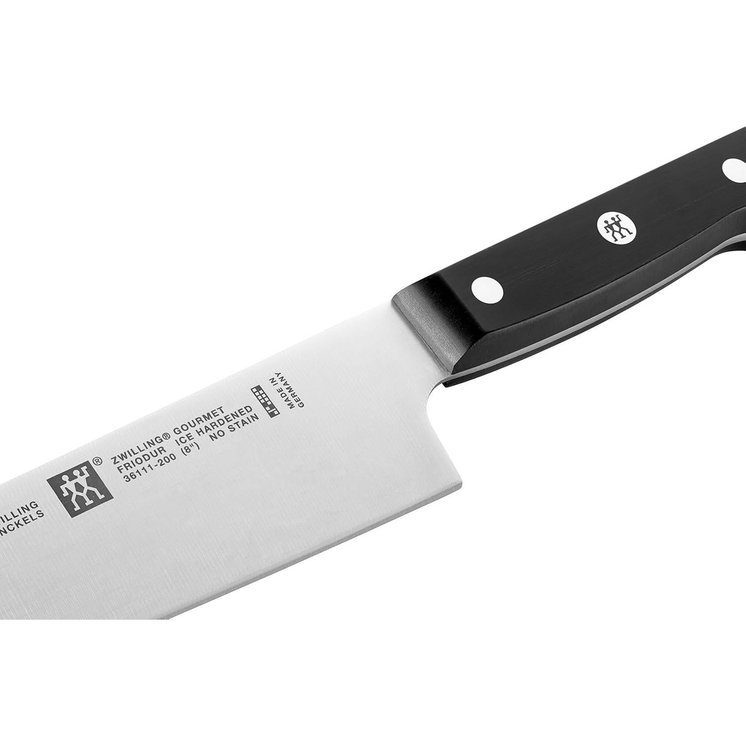 Cuchillo de Chef ZWILLING Gourmet 20.32 cm Acero Inoxidable Negro