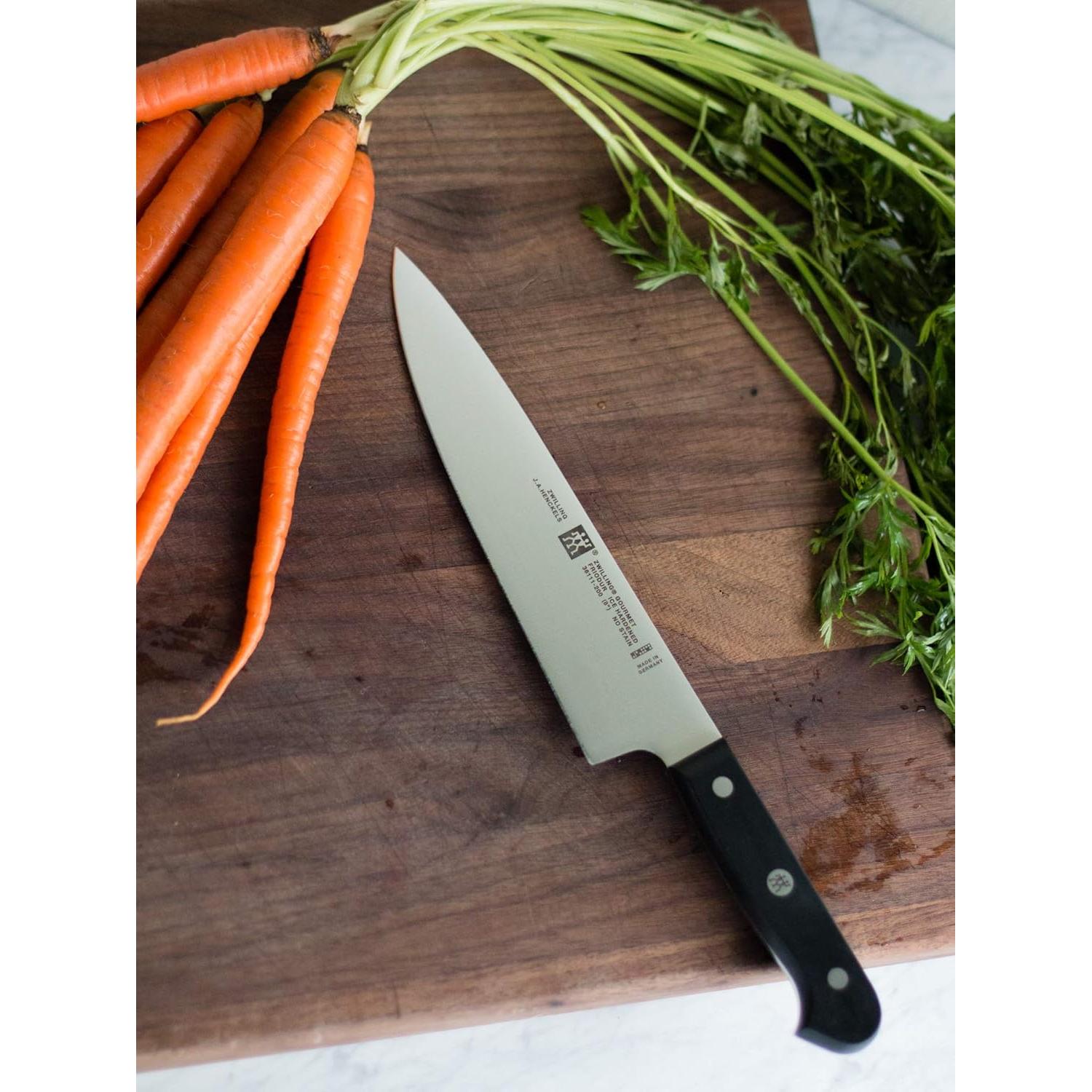 Cuchillo de Chef ZWILLING Gourmet 20.32 cm Acero Inoxidable Negro