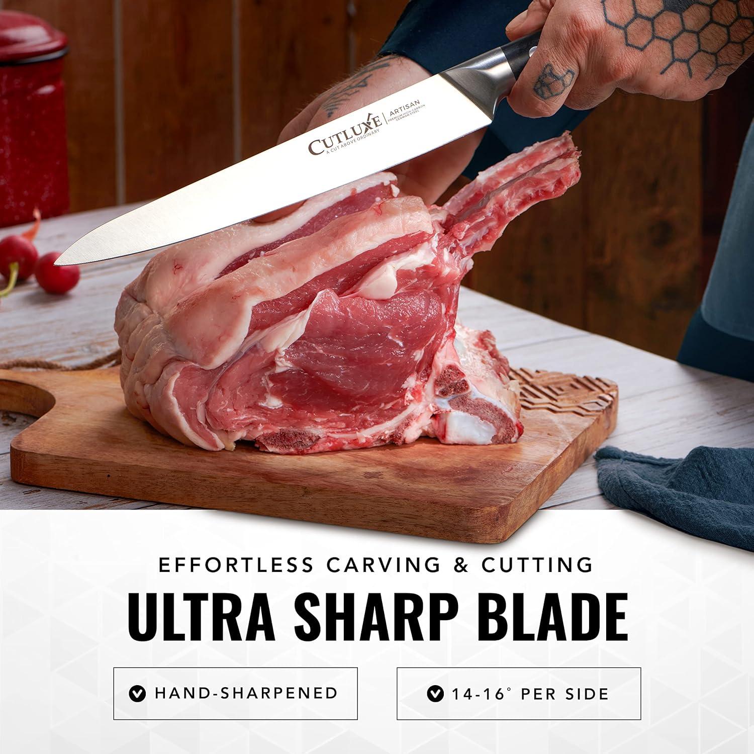 Set de 5 Cuchillos de Cocina Cutluxe - Acero Alemán, Ergonomía