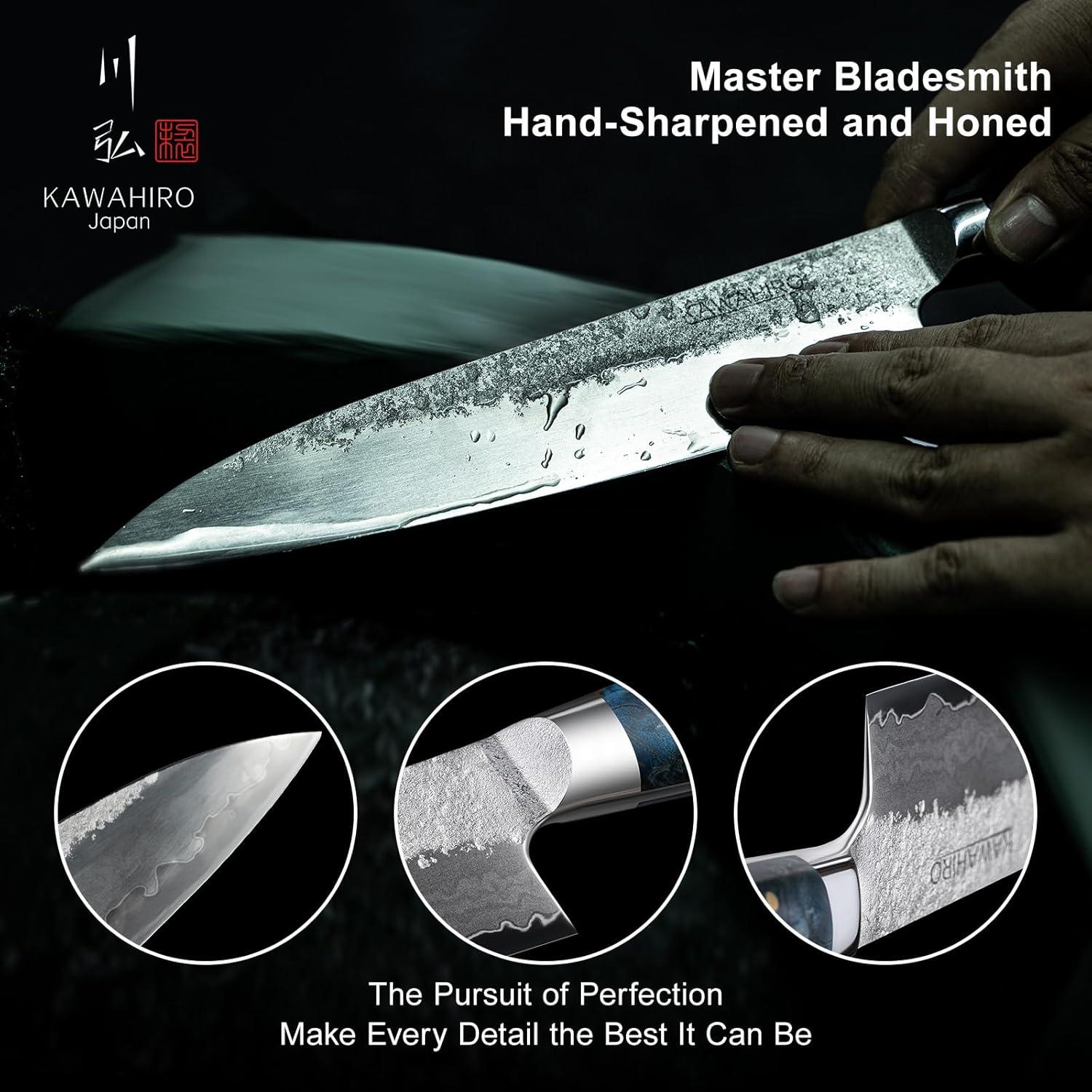 Cuchillo de Chef Japonés KAWAHIRO KH-8601G 21 cm SG2