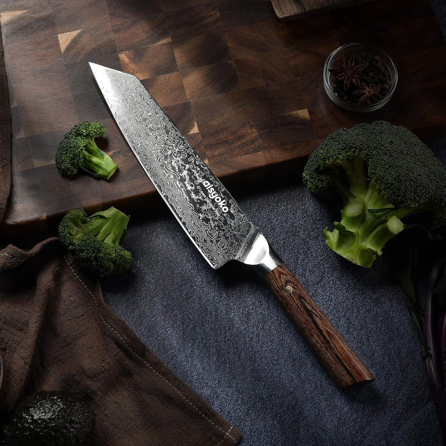 Cuchillo de Chef Aisyoko 20 cm Damasco VG-10 Acero Inoxidable