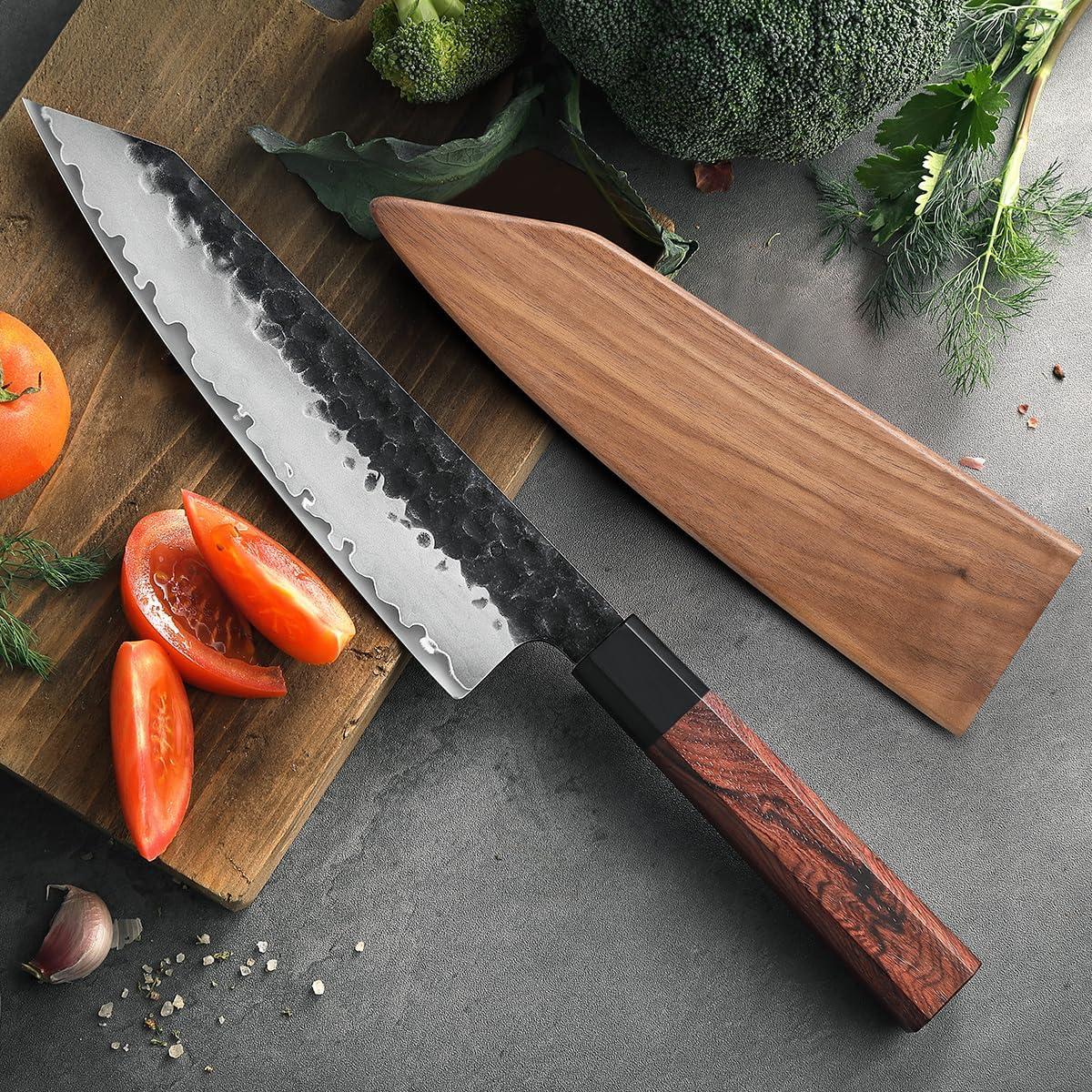 Cuchillo de Chef HEZHEN Kiritsuke 21.6 cm Acero Alto Carbono