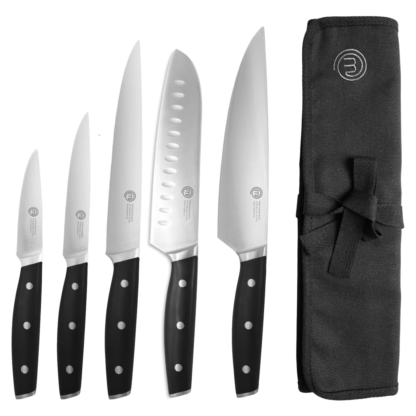 Juego de cuchillos de chef MasterChef 5 piezas con bolsa