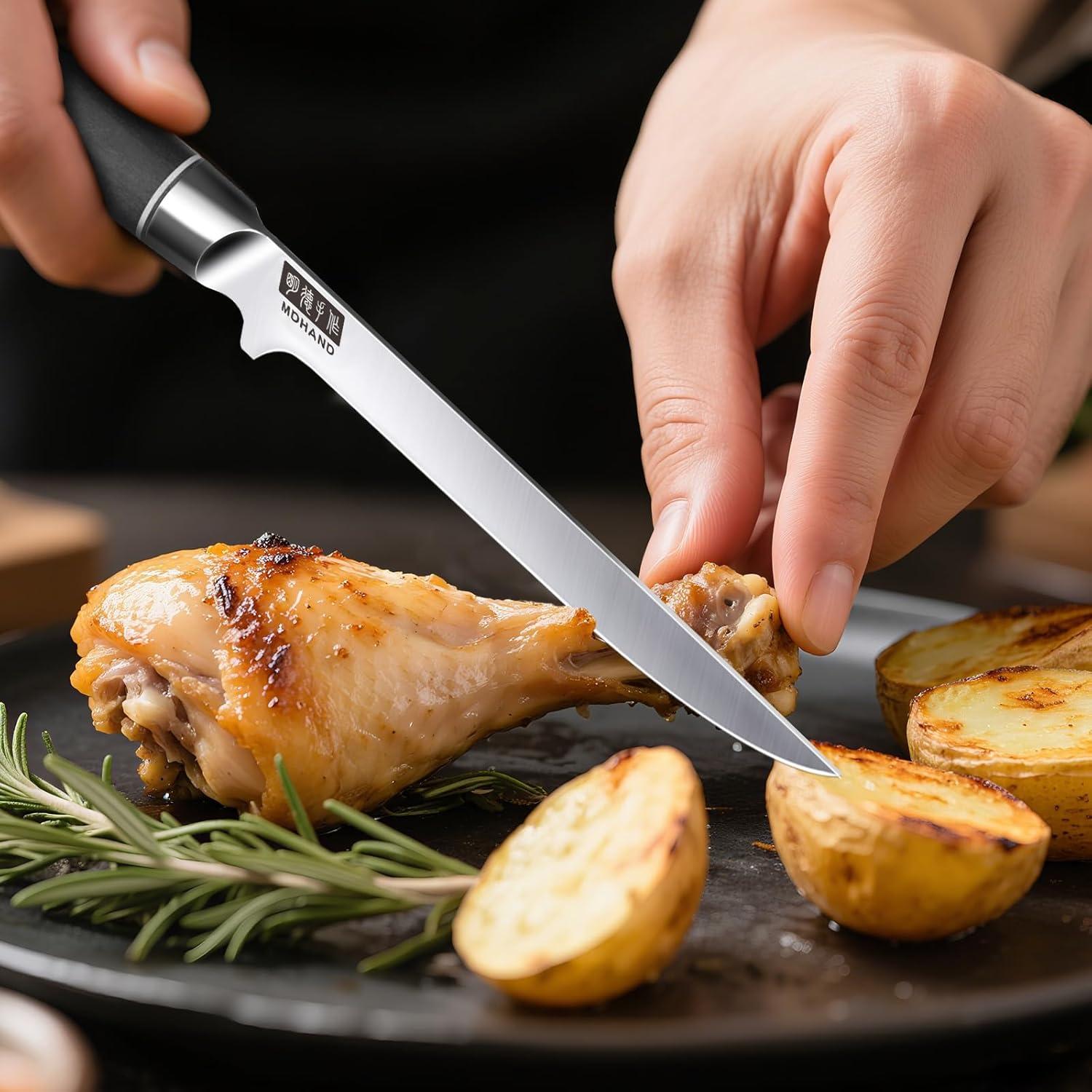 Conjunto de cuchillos de cocina MDHAND 10PCS acero inoxidable