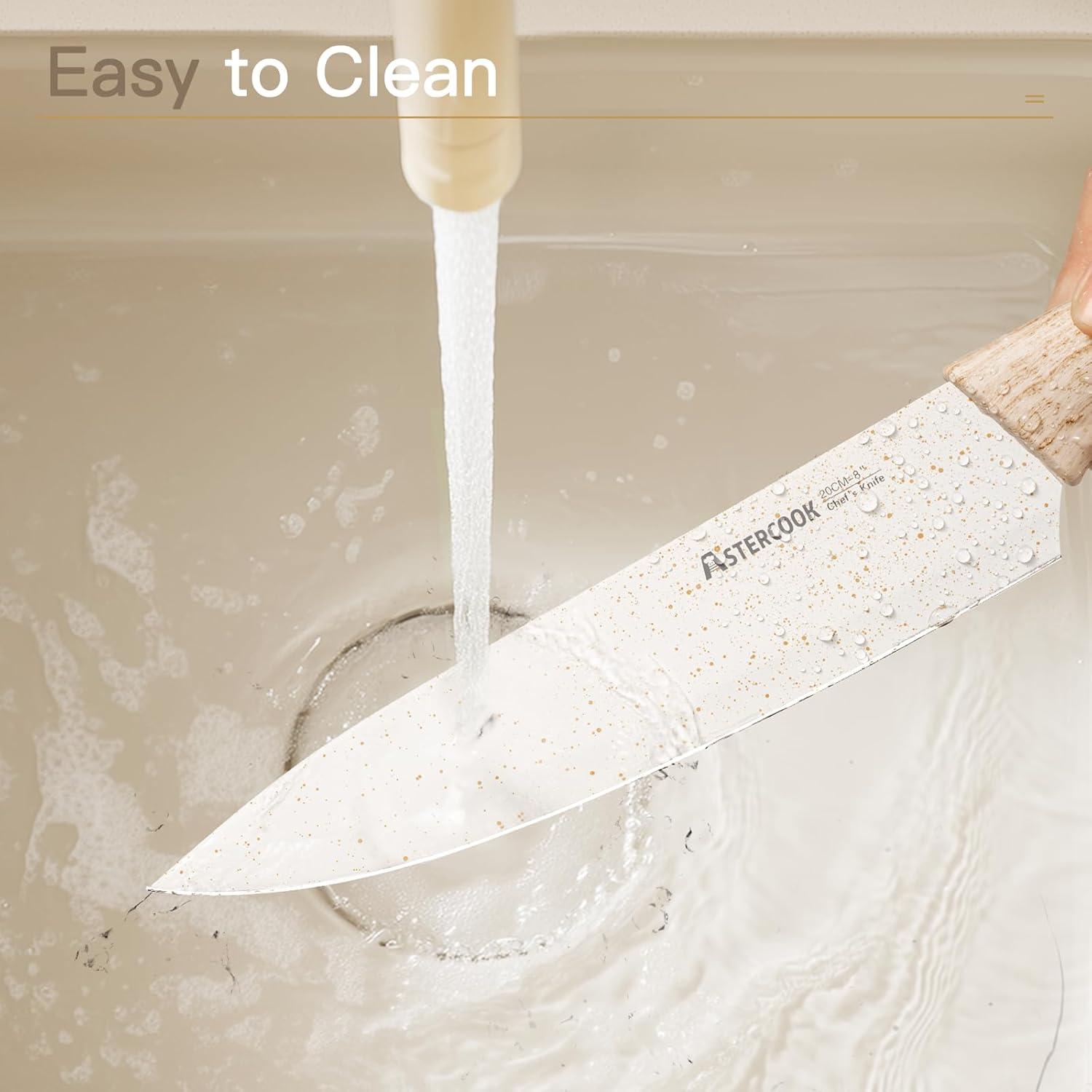 Juego de cuchillos de cocina Astercook 13 piezas acero inoxidable