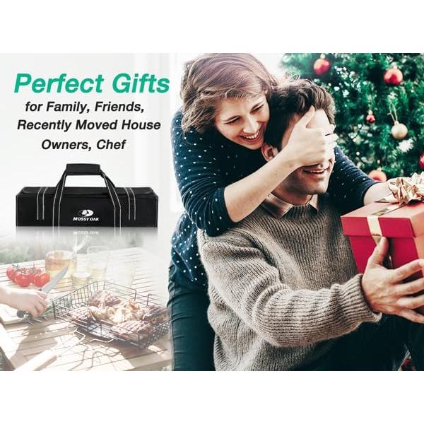 Juego de cuchillos de cocina Mossy Oak 6 piezas acero inoxidable