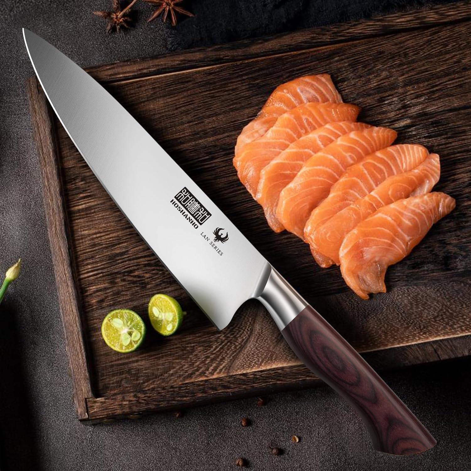 Cuchillo de Chef HOSHANHO 20.32 cm Acero Inoxidable Profesional