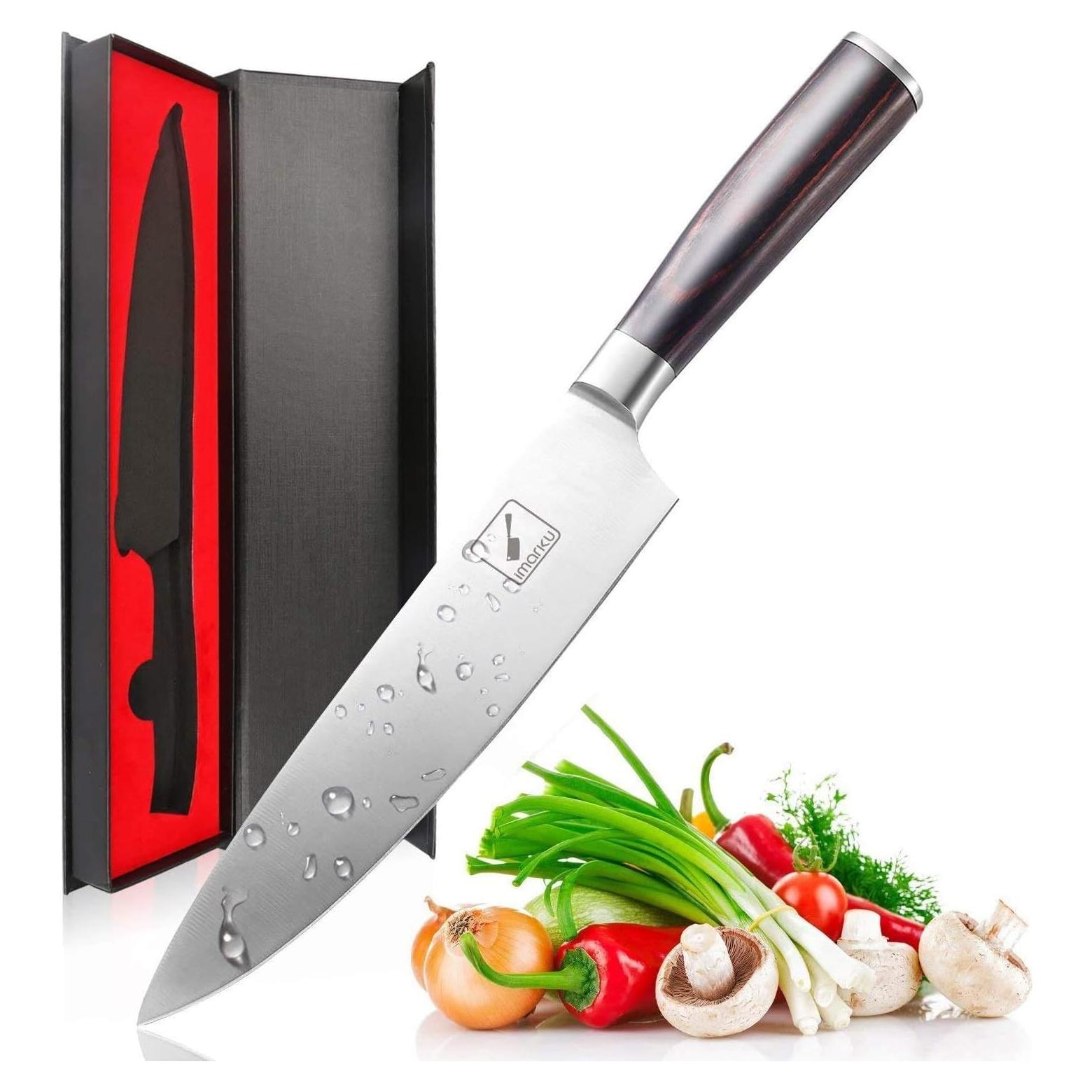 Cuchillo de Chef imarku 20 cm Acero Inoxidable Mango Ergonómico