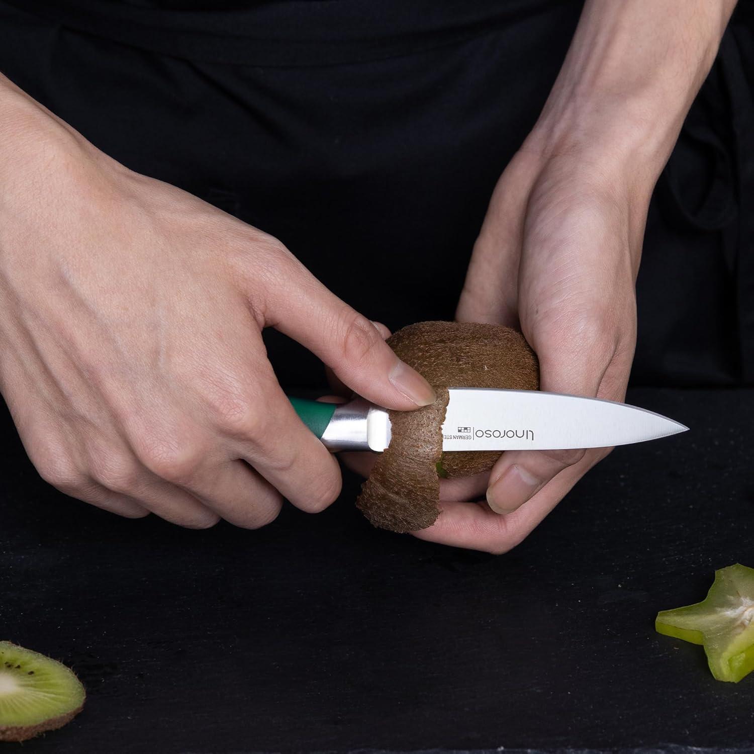 Cuchillo de Pelar Linoroso 3.5" Acero Inoxidable Afilado