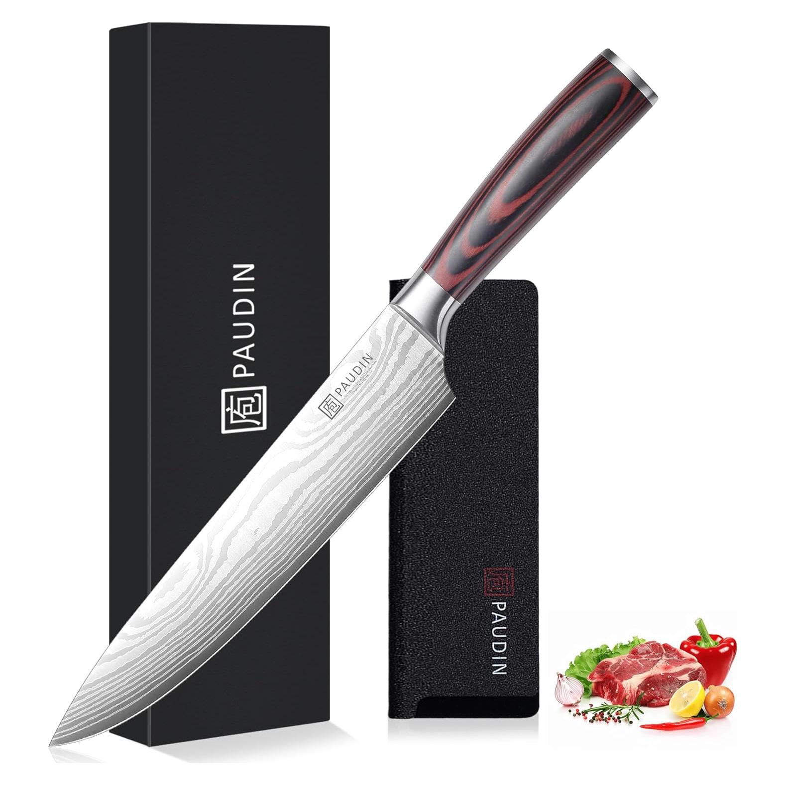 Cuchillo de Chef PAUDIN 22.86 cm Acero Inoxidable Mango Ergonómico