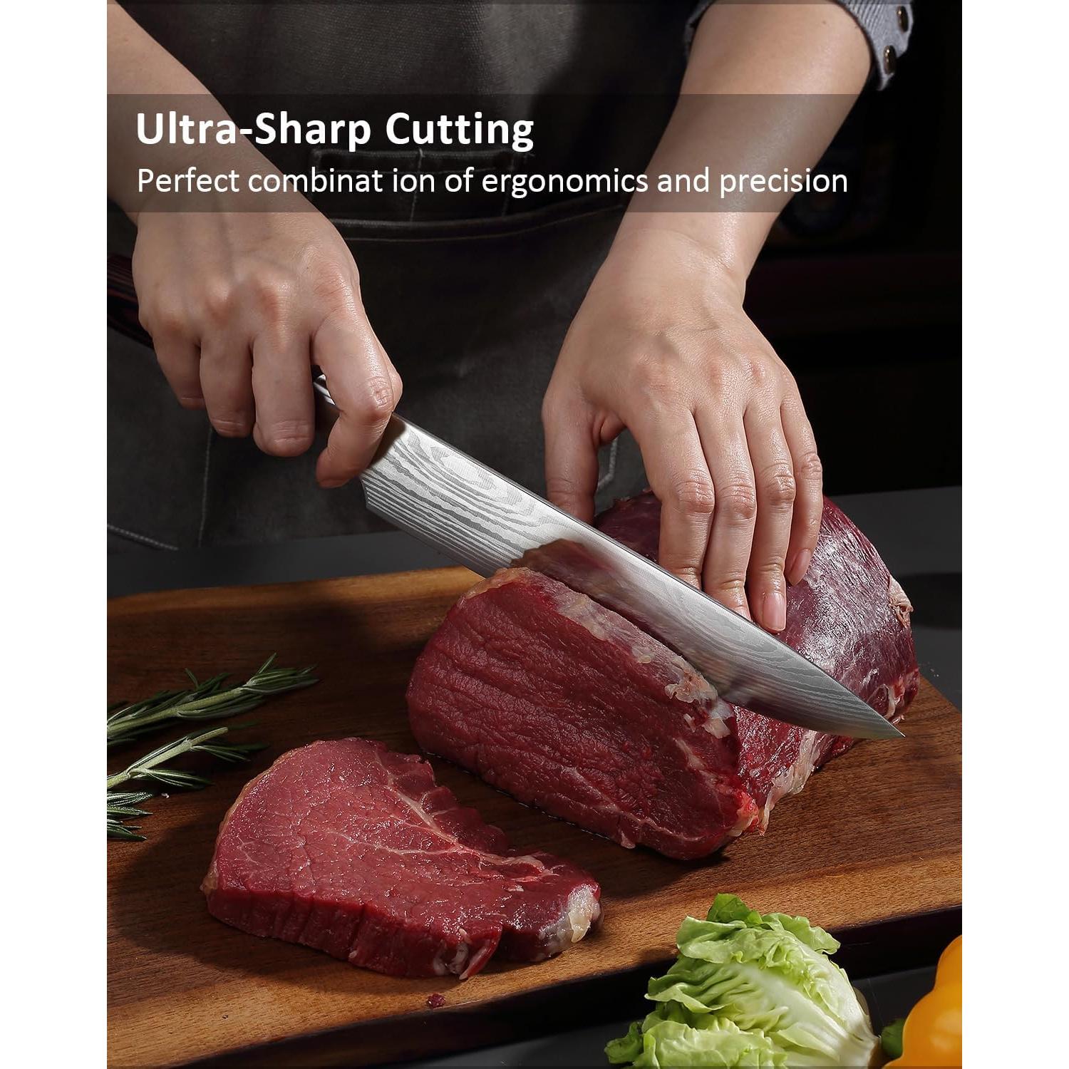 Cuchillo de Chef PAUDIN 22.86 cm Acero Inoxidable Mango Ergonómico