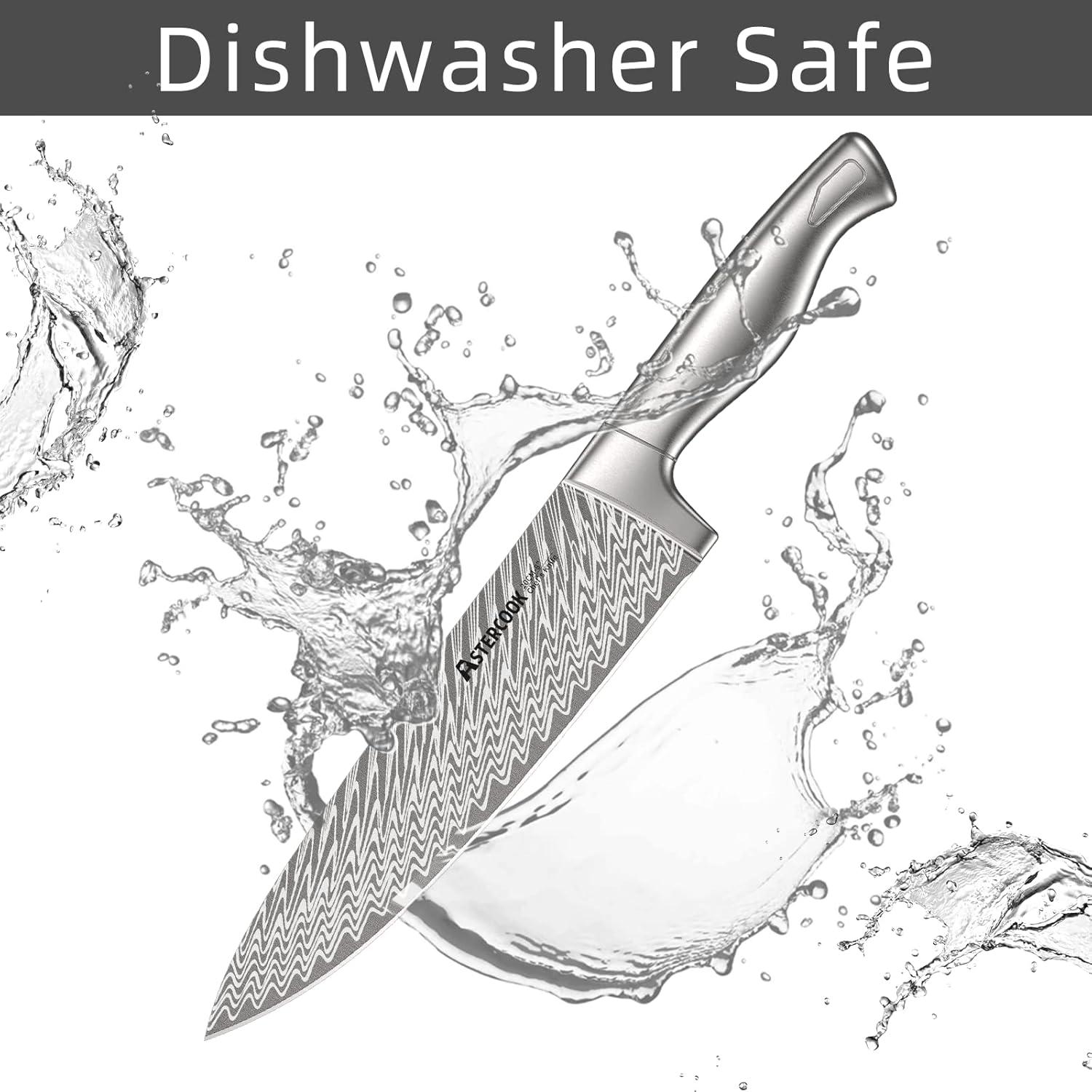 Juego de cuchillos de cocina Astercook 15 piezas con bloque