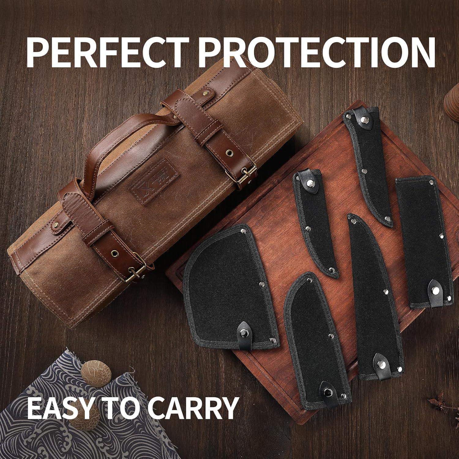 Juego de Cuchillos de Chef XCHIEF PRO 6 Piezas Acero Alto Carbono