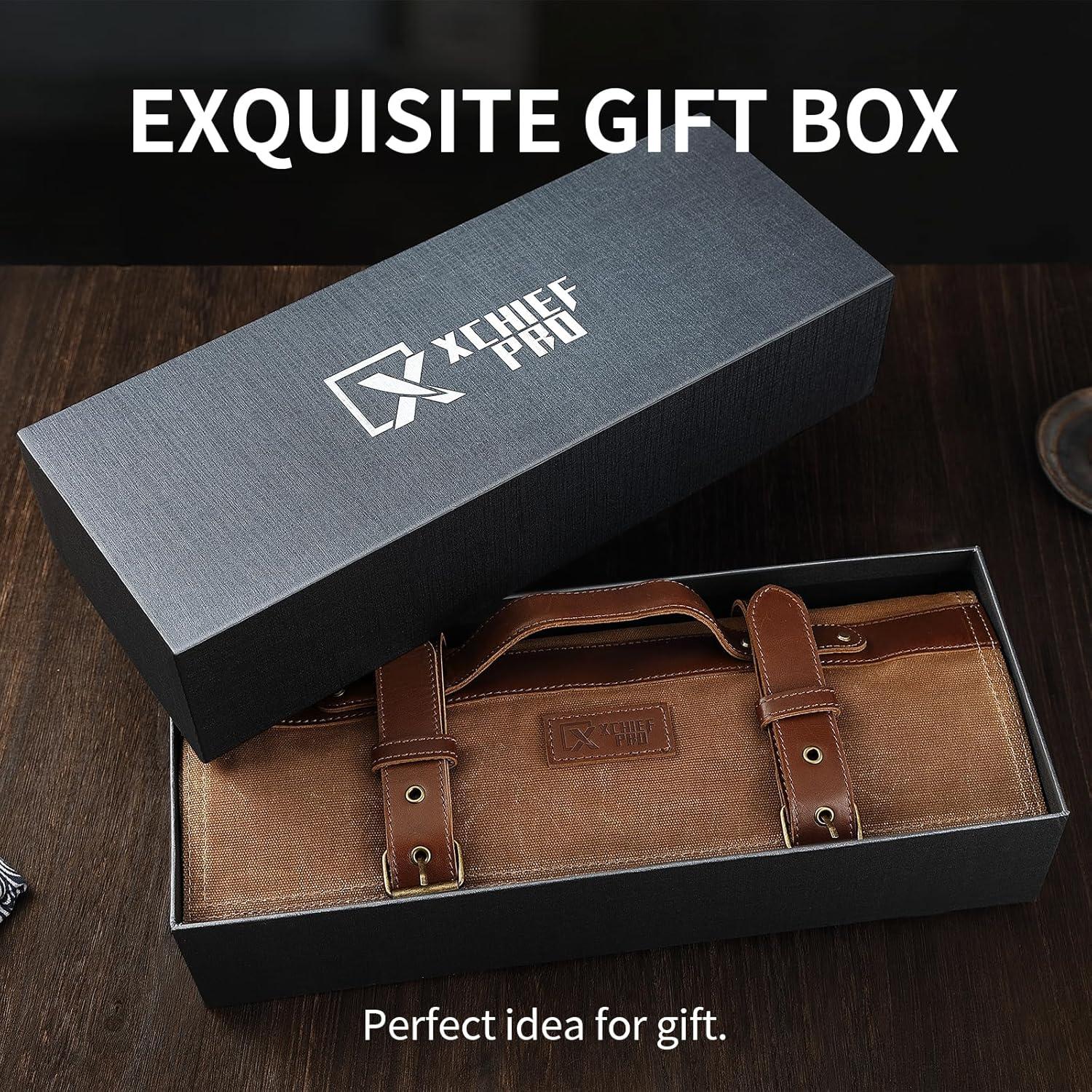 Juego de Cuchillos de Chef XCHIEF PRO 6 Piezas Acero Alto Carbono