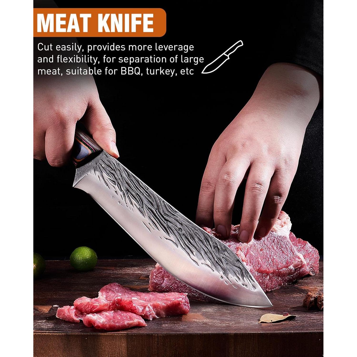 Juego de Cuchillos de Cocina Forjados Naitesen 3 Piezas