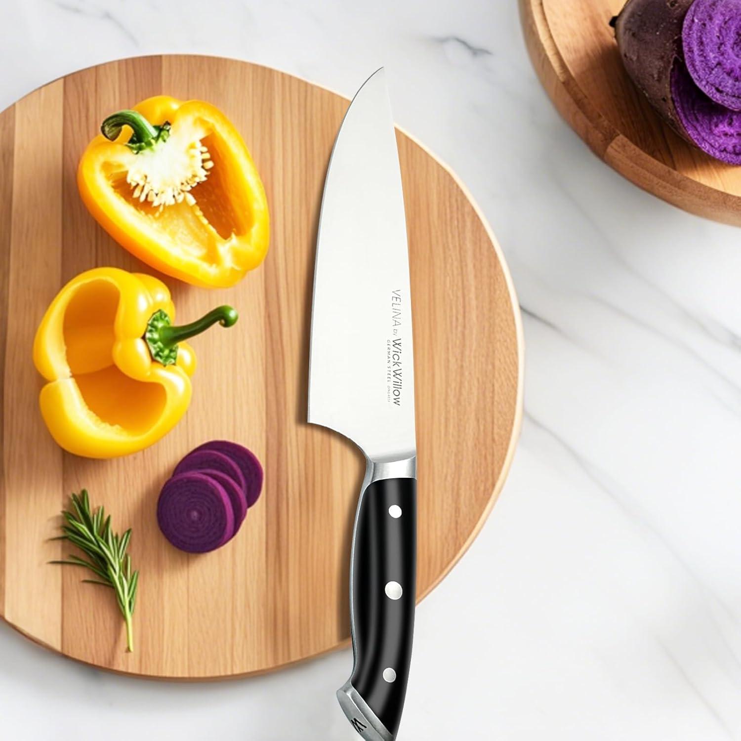 Cuchillo de Chef WICKWILLOW 20.32 cm Acero Alemán Ultra Afilado