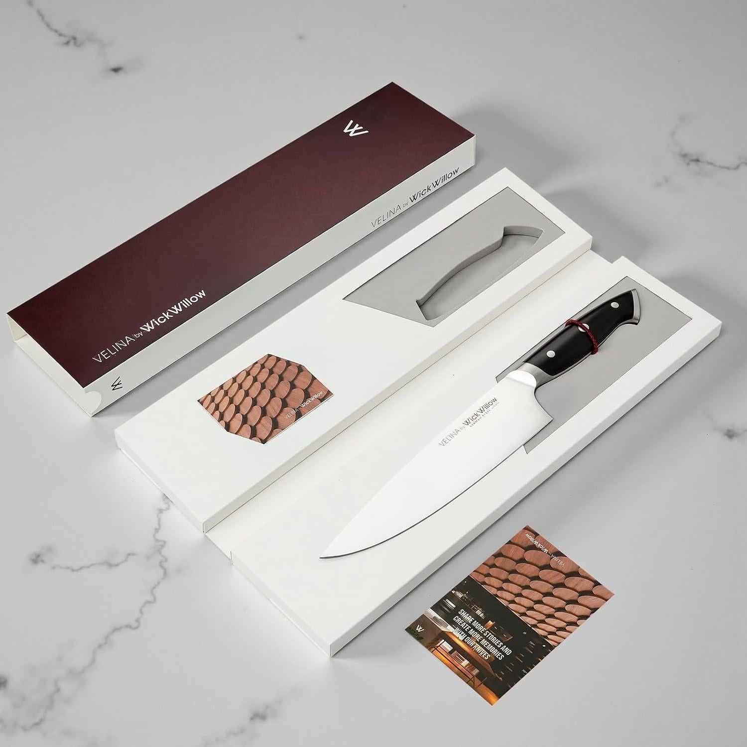 Cuchillo de Chef WICKWILLOW 20.32 cm Acero Alemán Ultra Afilado