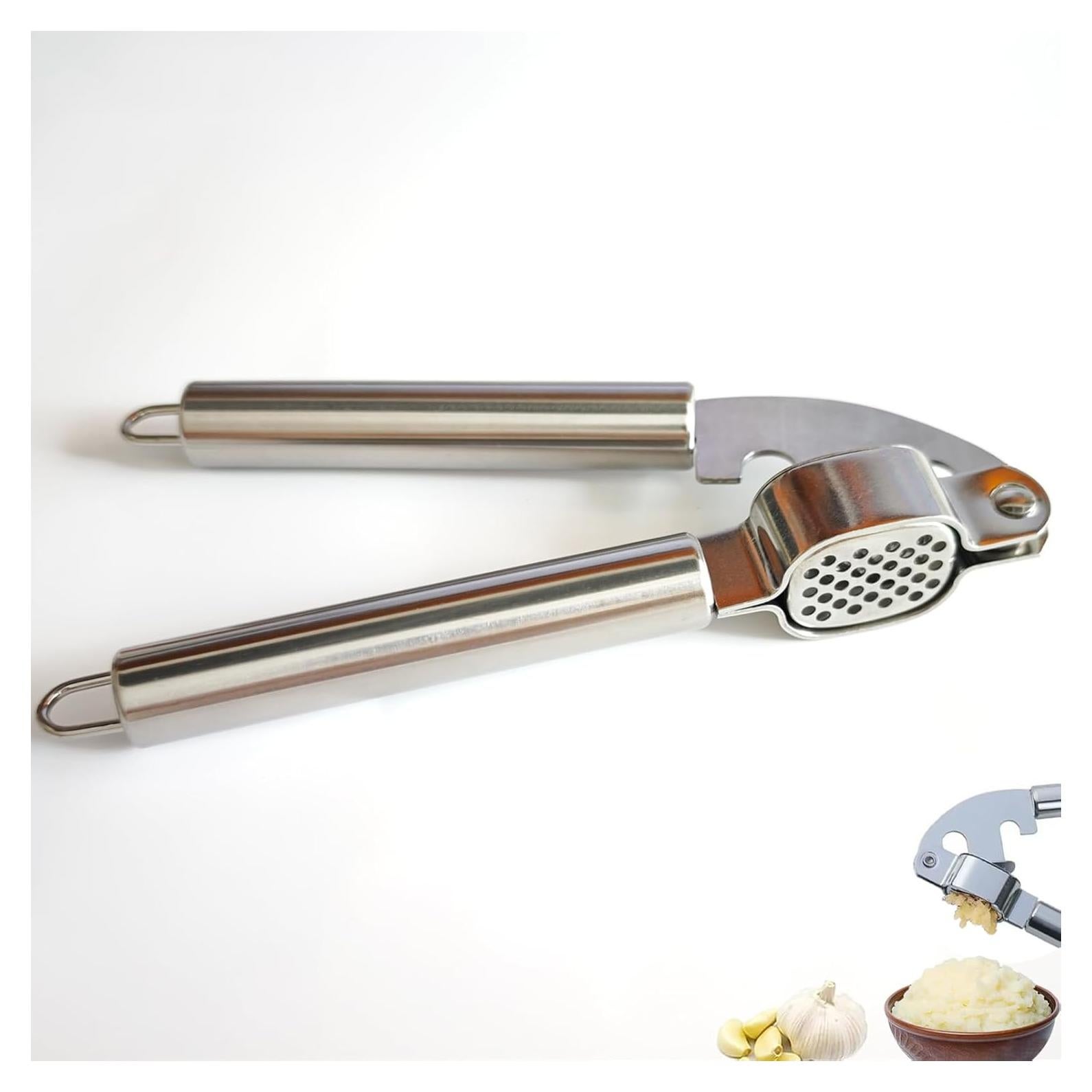 Triturador de Ajo JILFR de Acero Inoxidable 19.4 cm