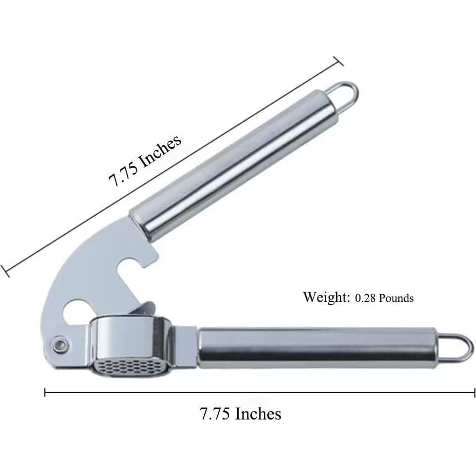 Triturador de Ajo JILFR de Acero Inoxidable 19.4 cm