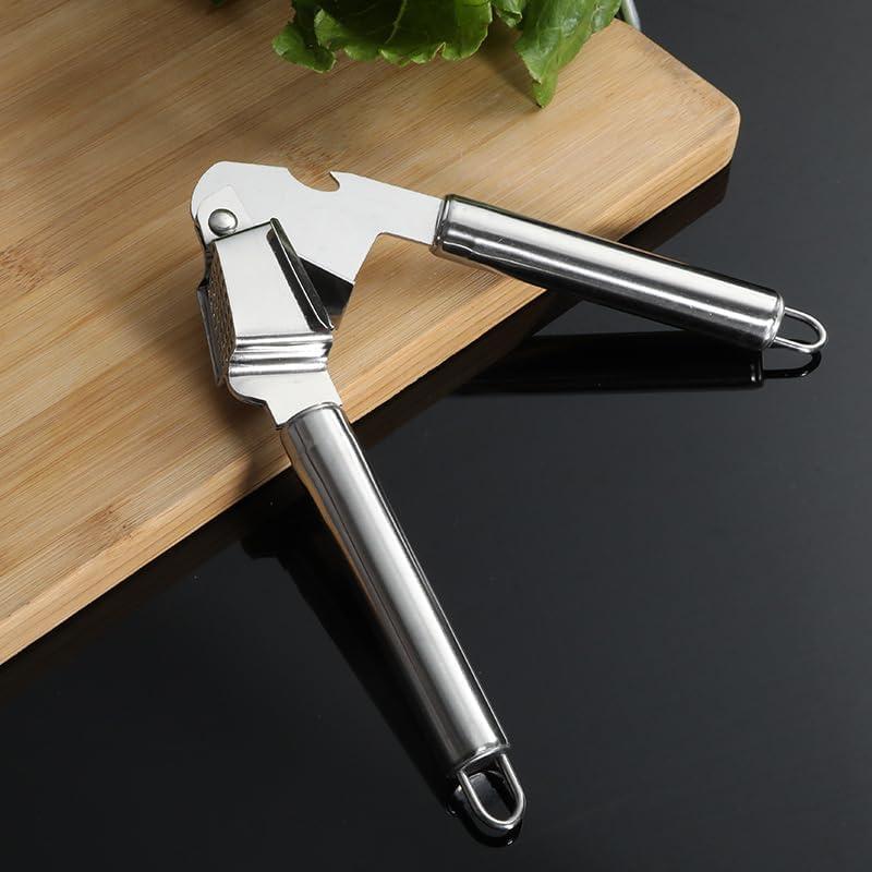 Prensa de Ajo de Acero Inoxidable Genérico - Mincer Ergonómico