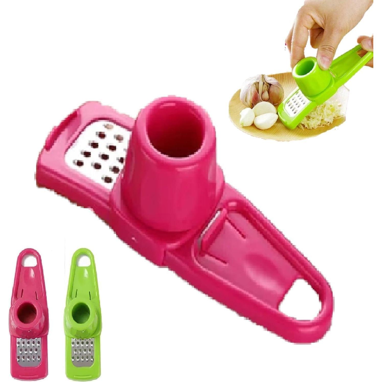 Molino de Ajo Manual WinldMonmo Rojo - Picador de Ajo y Pimienta