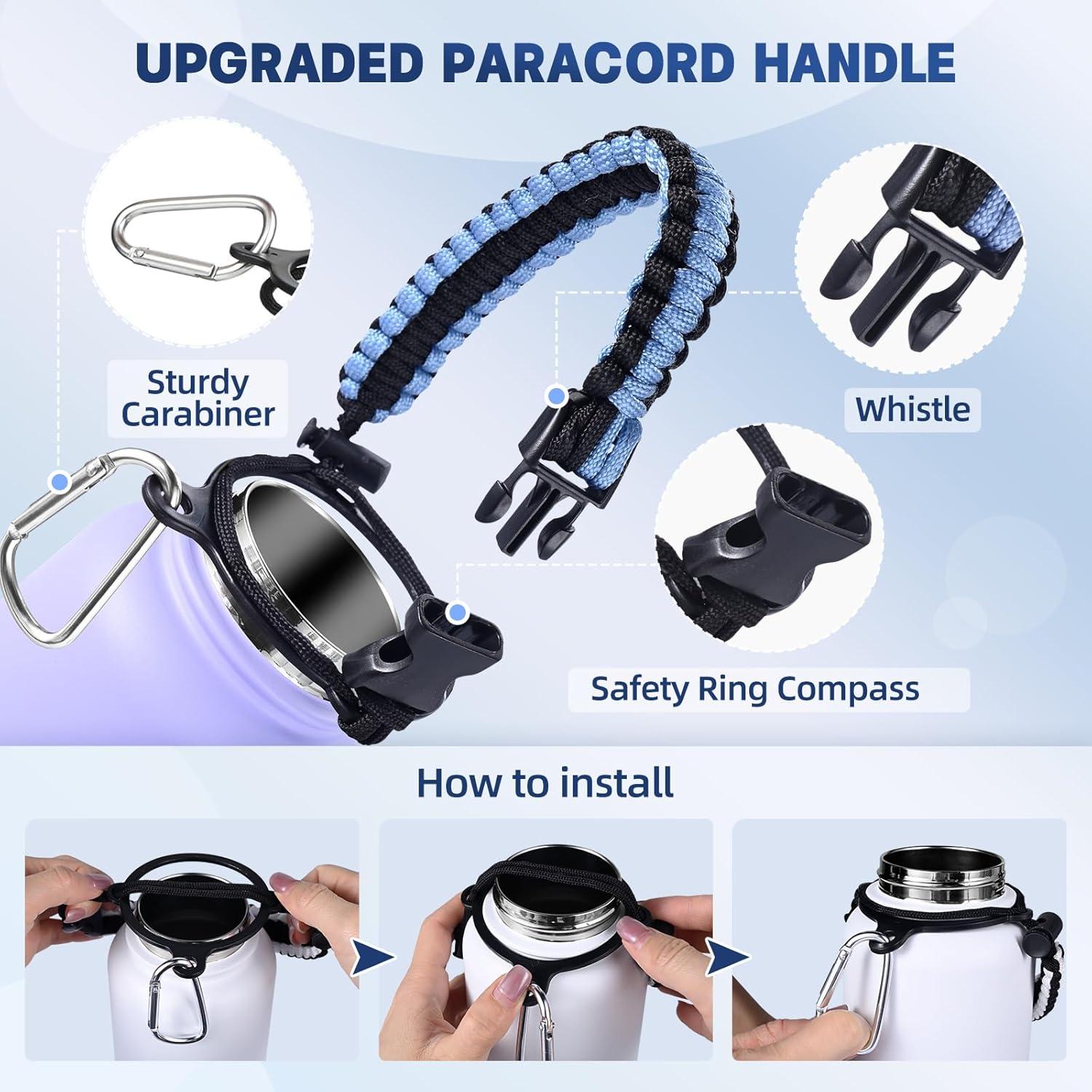 Botella de Agua Aislada CoolSub 32 oz Acero Inoxidable Azul