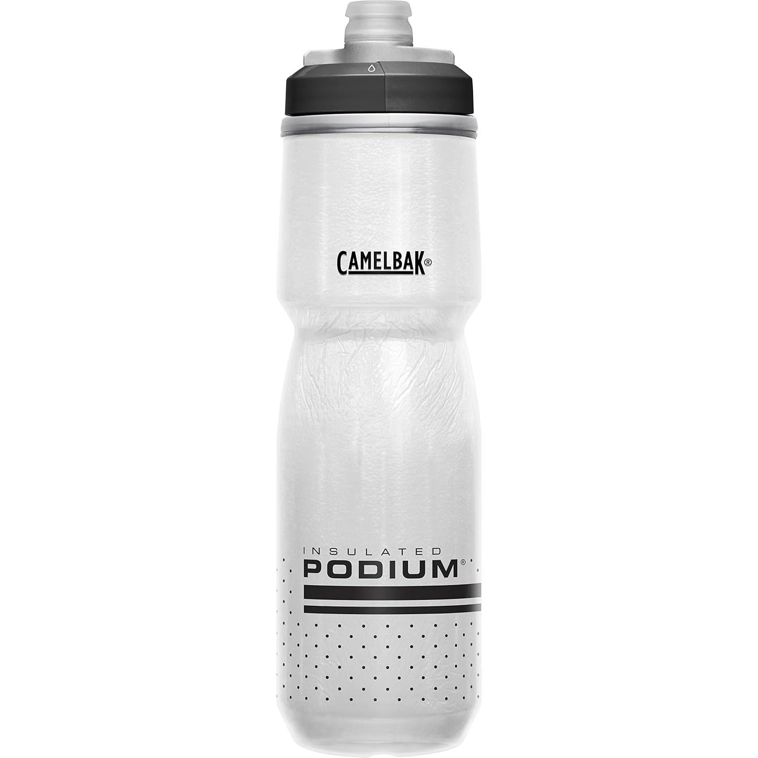Botella de Agua Aislada CamelBak Podium Chill 710ml Blanca/Negra