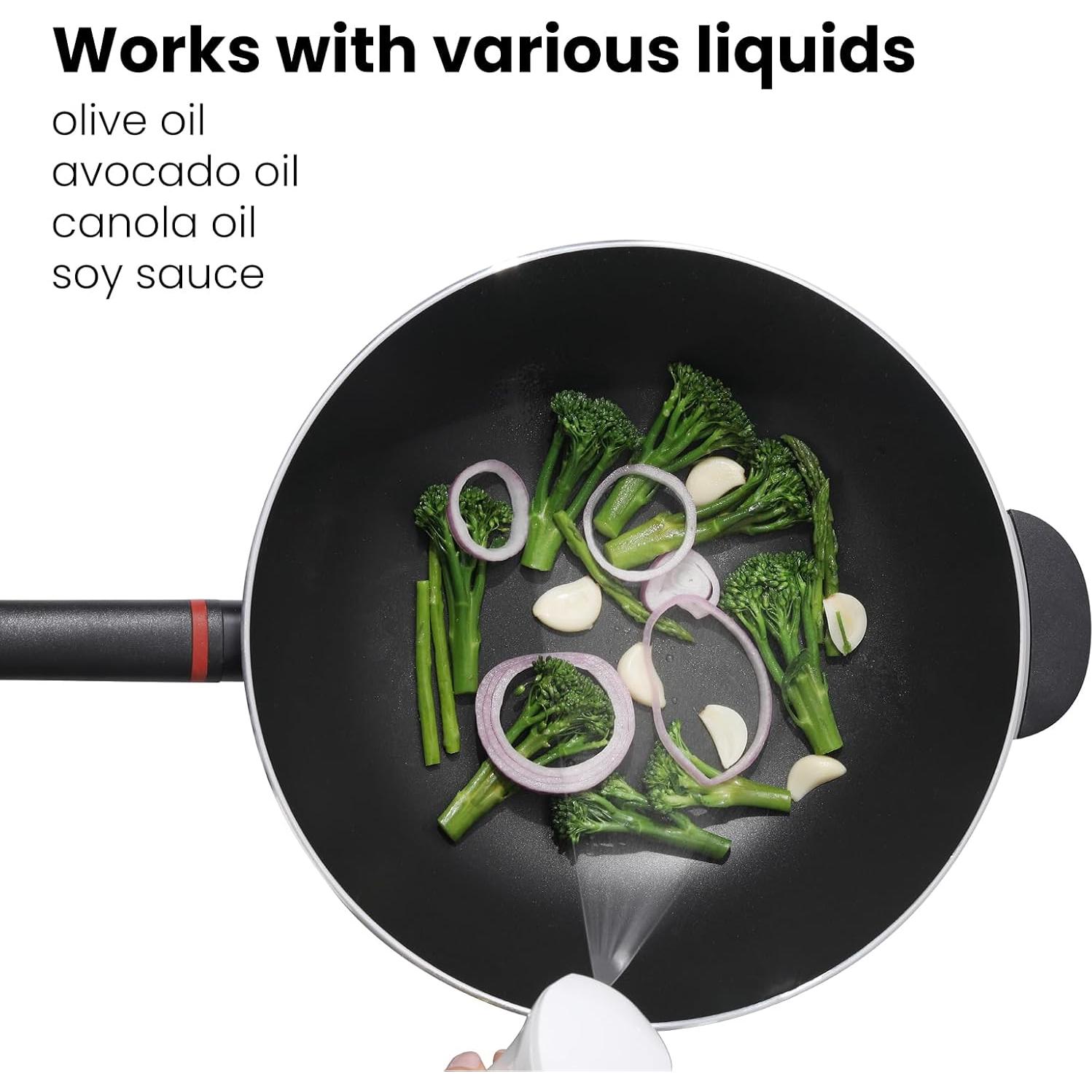 Botella Spray de Aceite Mistifi 200ml Reutilizable para Cocina