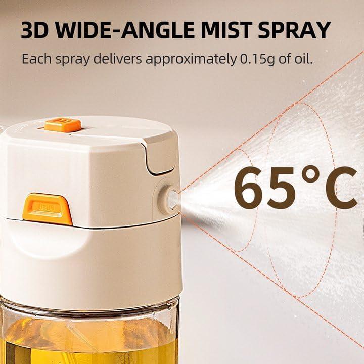 Pulverizador de Aceite MDZF SWEET HOME 600ml Blanco