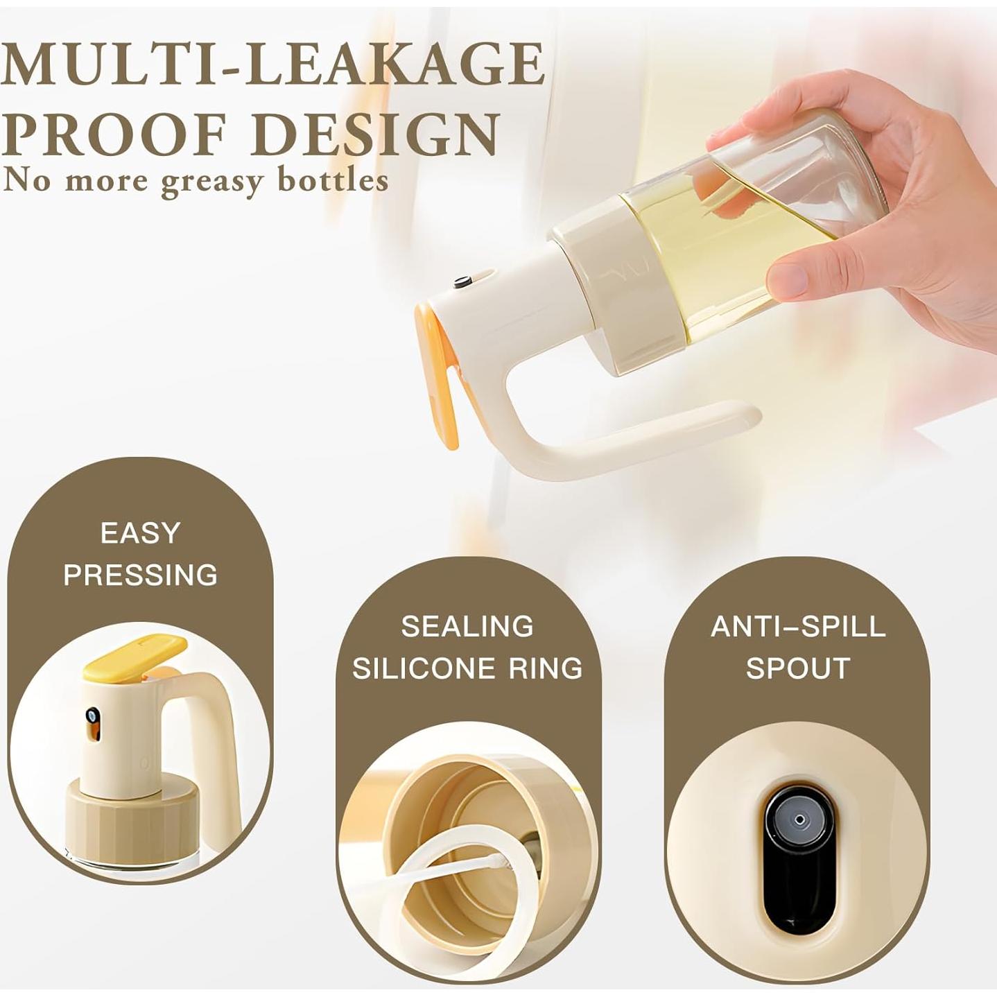 Botella de Spray de Aceite de Oliva Setron 250ml Vidrio