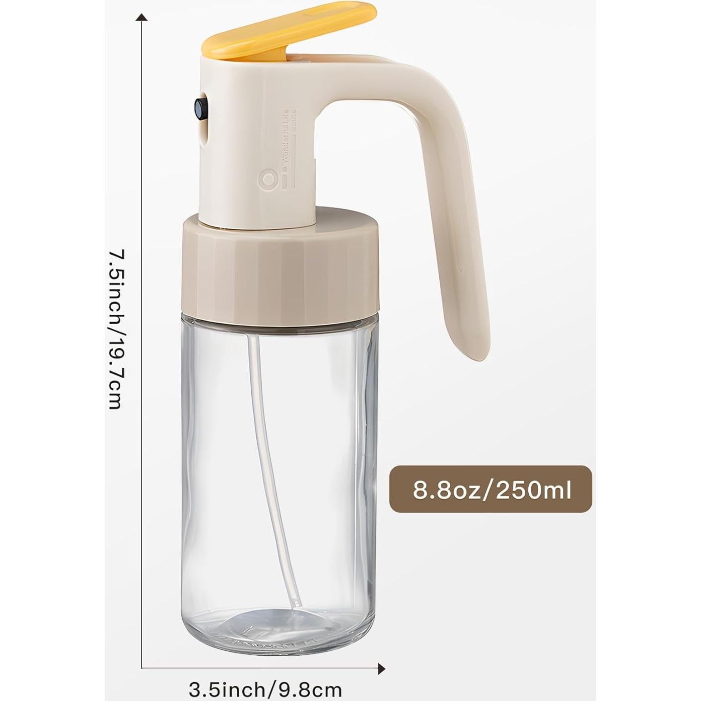 Botella de Spray de Aceite de Oliva Setron 250ml Vidrio