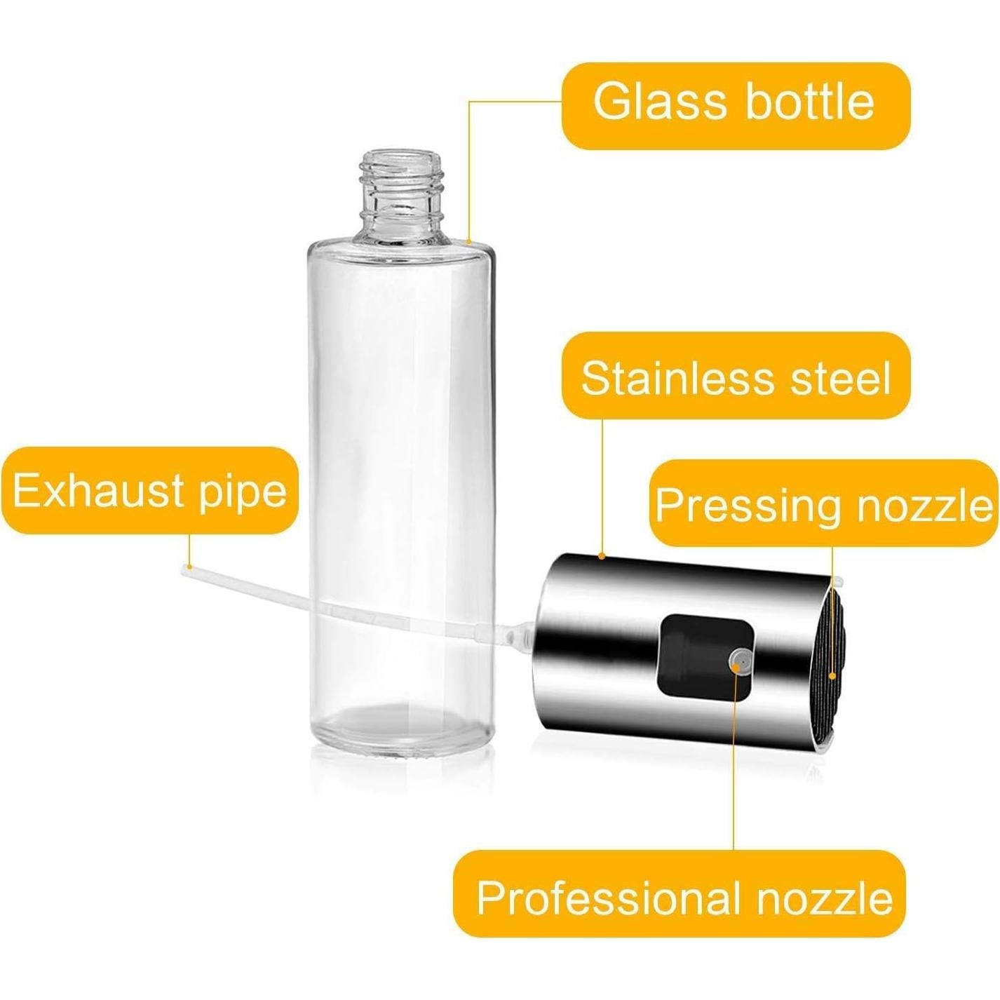 Pulverizador de Aceite de Oliva Ishphso 100ml Antideslizante