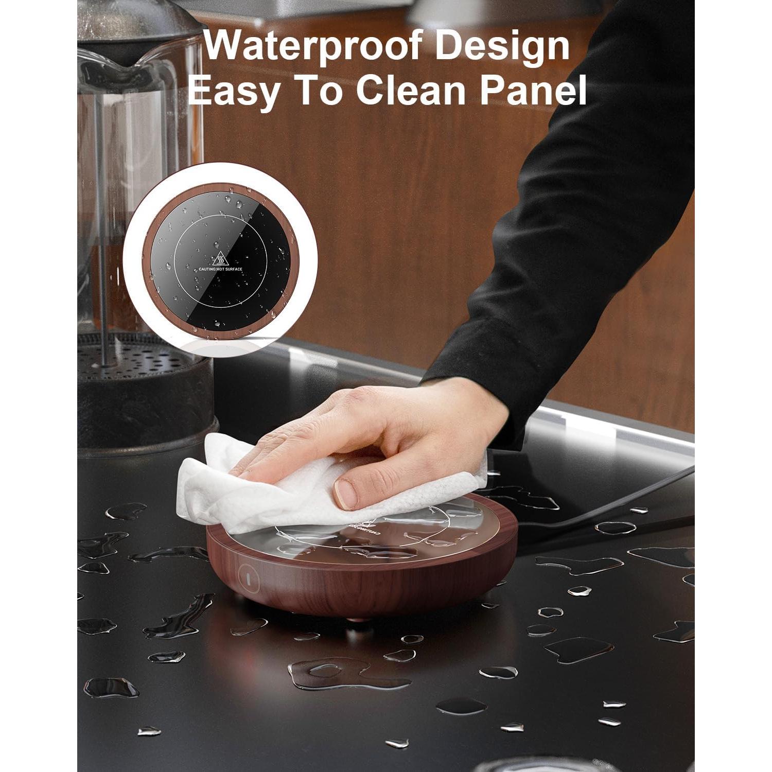 Calentador de Tazas SWEETFULL 36W Eléctrico Madera 15x15cm