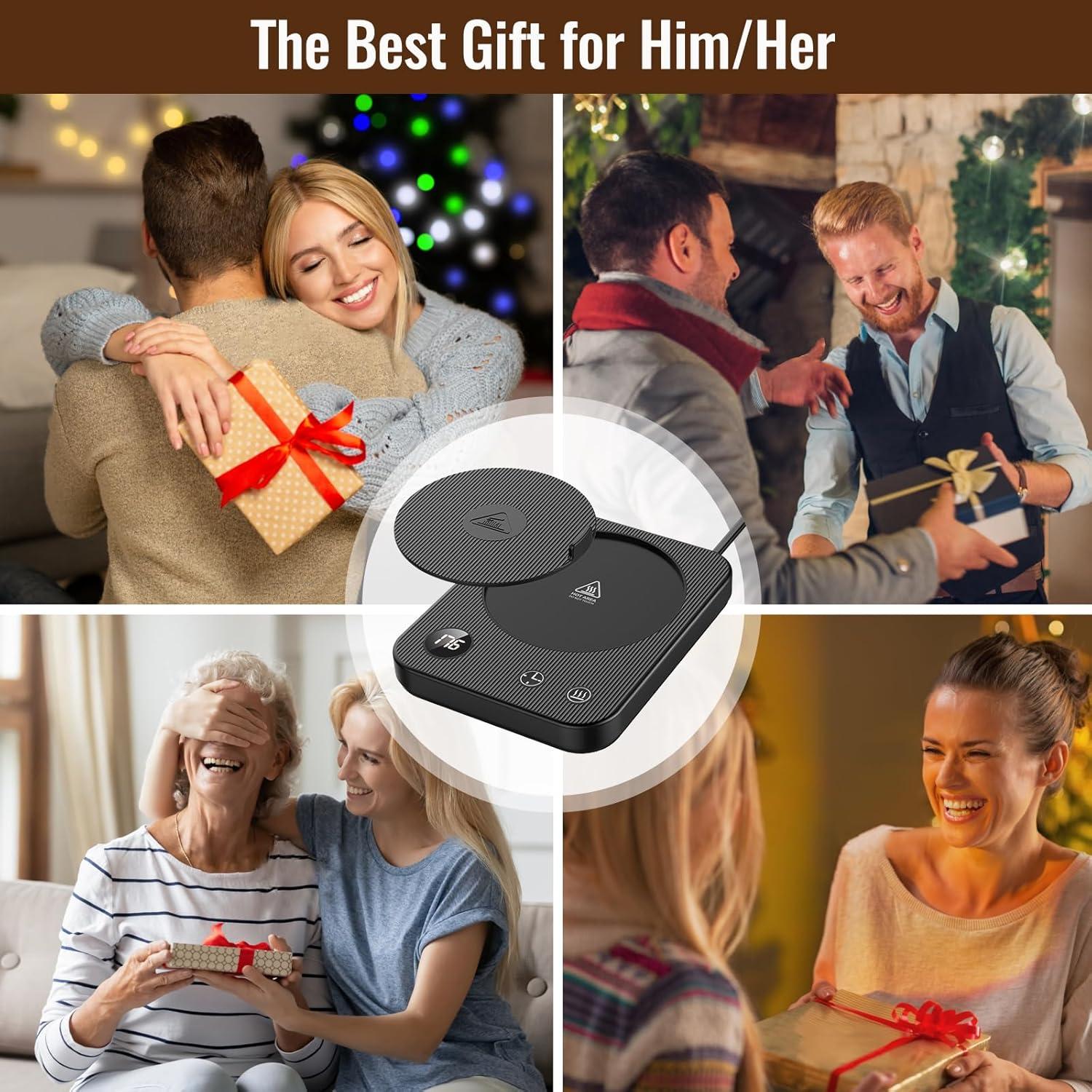 Calentador de Tazas Lanburch F-Negro 3 Temperaturas Apagado Automático