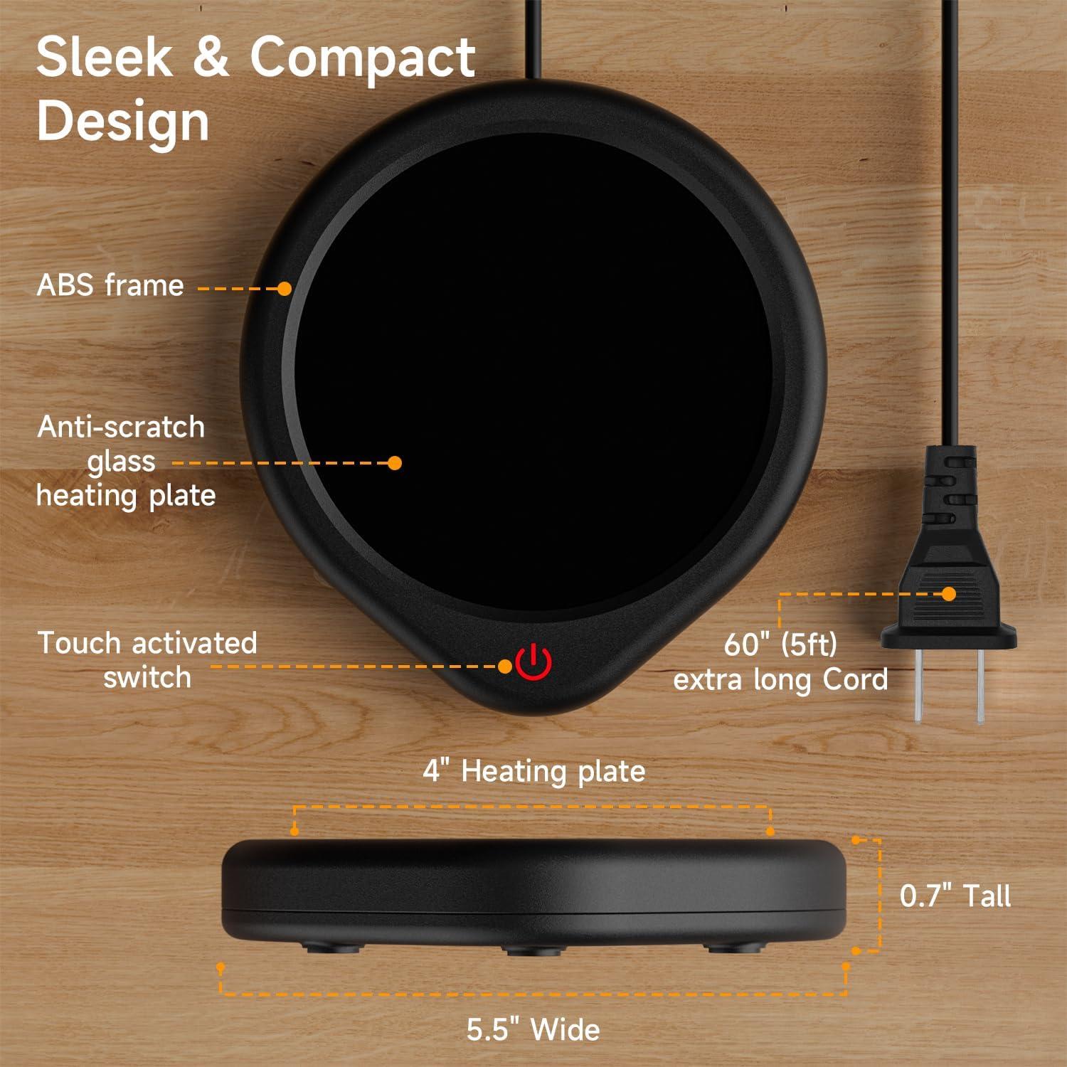 Calentador de Tazas Eléctrico Oracer 20W con Apagado Automático