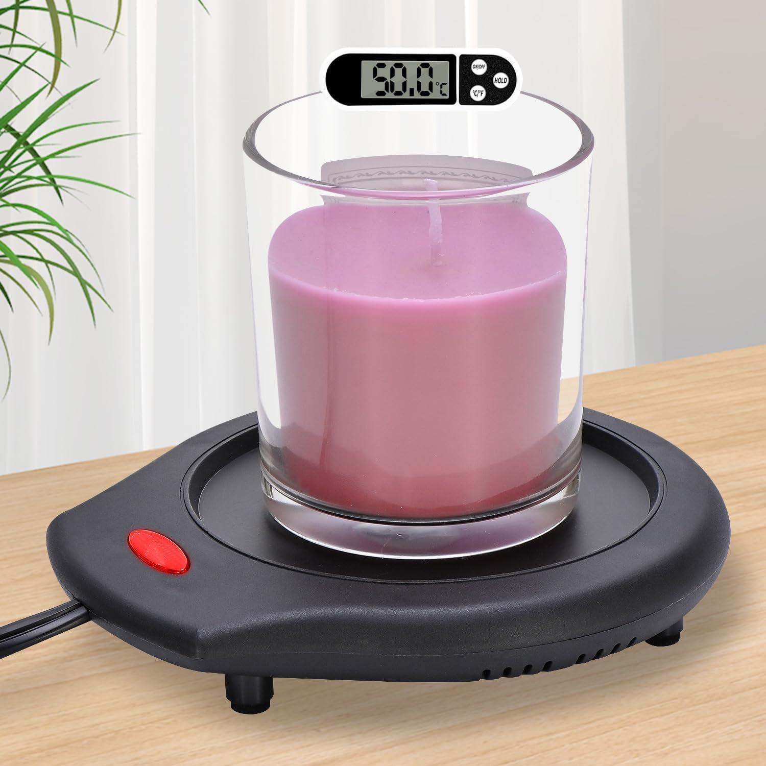 Calentador de Velas ASAWASA 17W Negro para Tarros Grandes