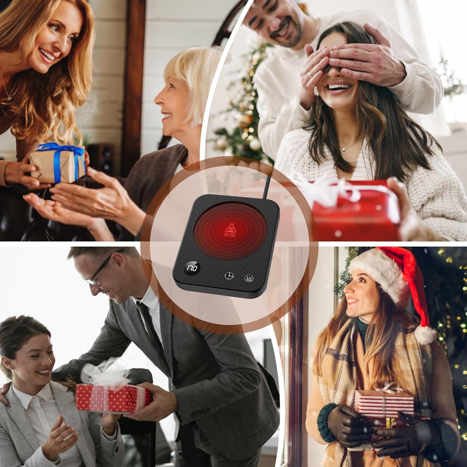 Calentador de Tazas Ruishehua con 3 Temperaturas y Apagado Automático