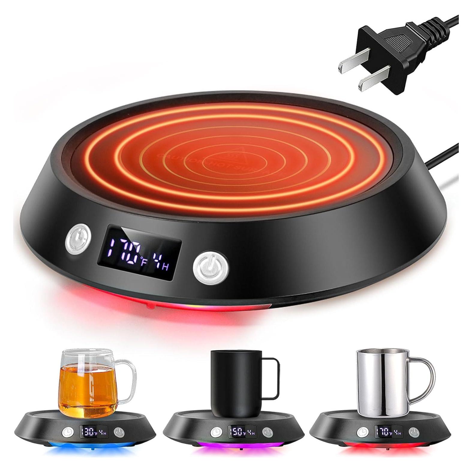 Calentador de Tazas Clinuse 50W Negro con Apagado Automático