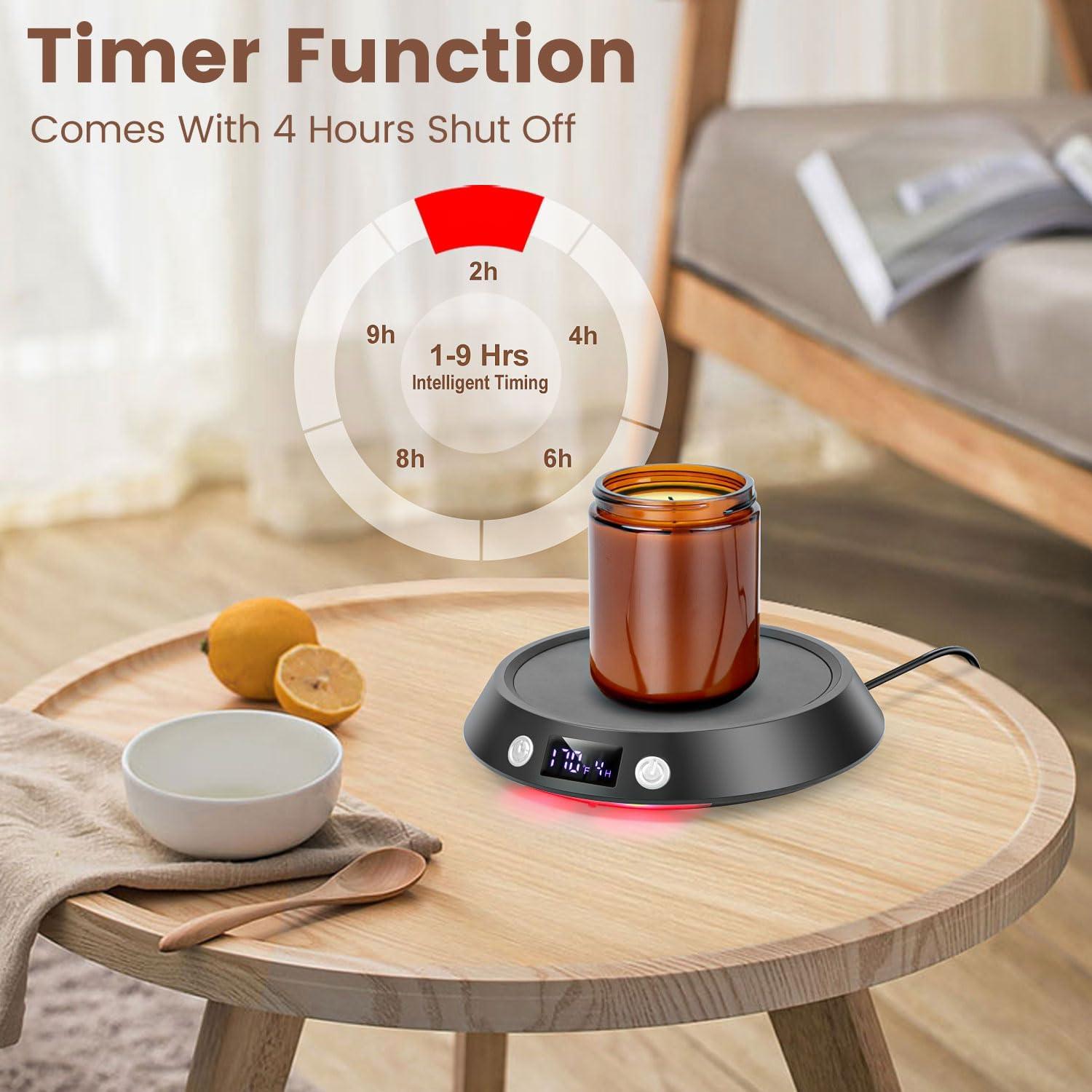 Calentador de Tazas Clinuse 50W Negro con Apagado Automático