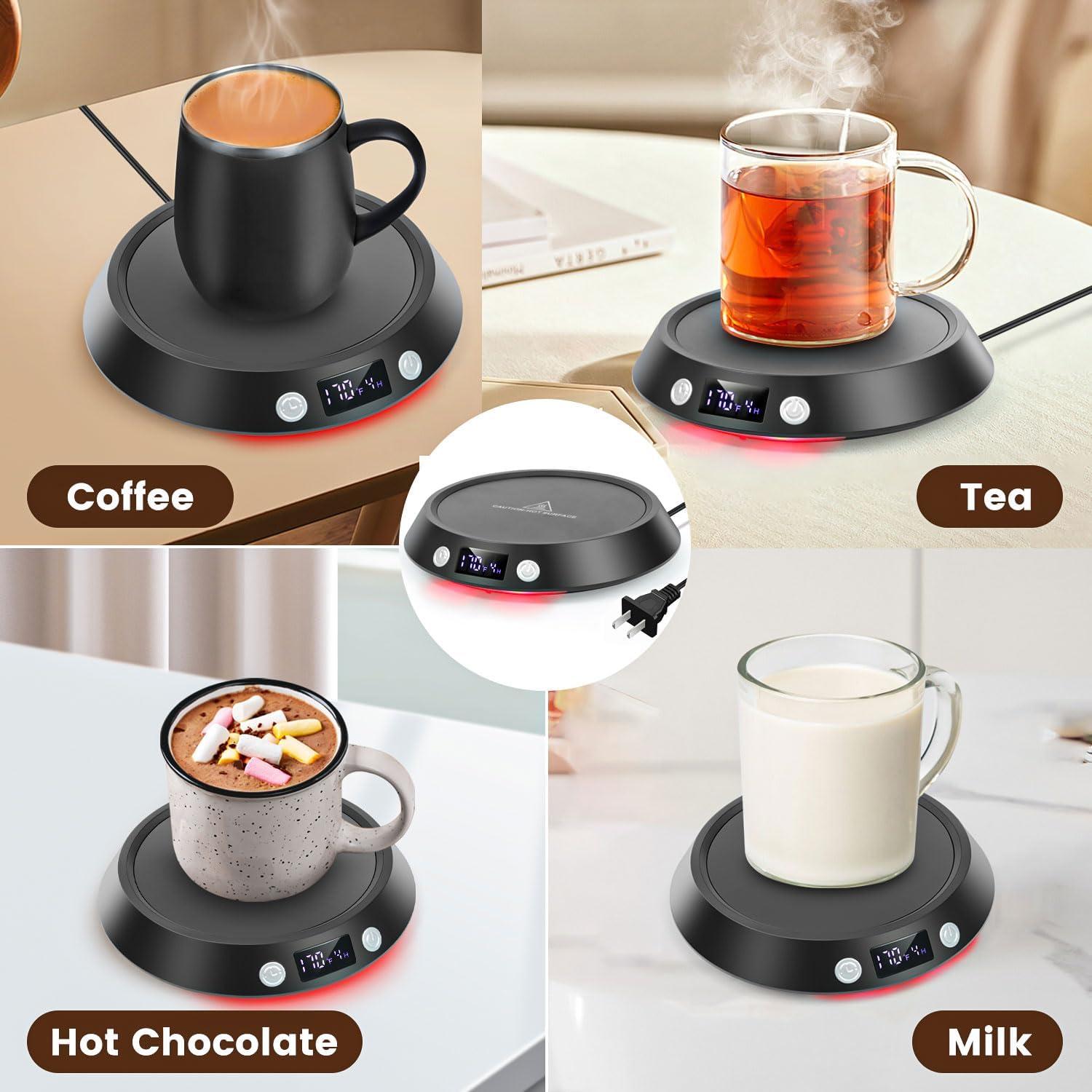 Calentador de Tazas Clinuse 50W Negro con Apagado Automático