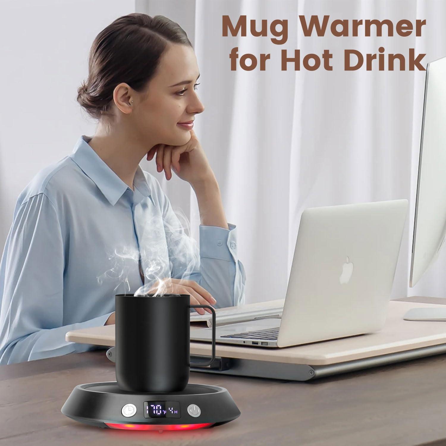 Calentador de Tazas Clinuse 50W Negro con Apagado Automático