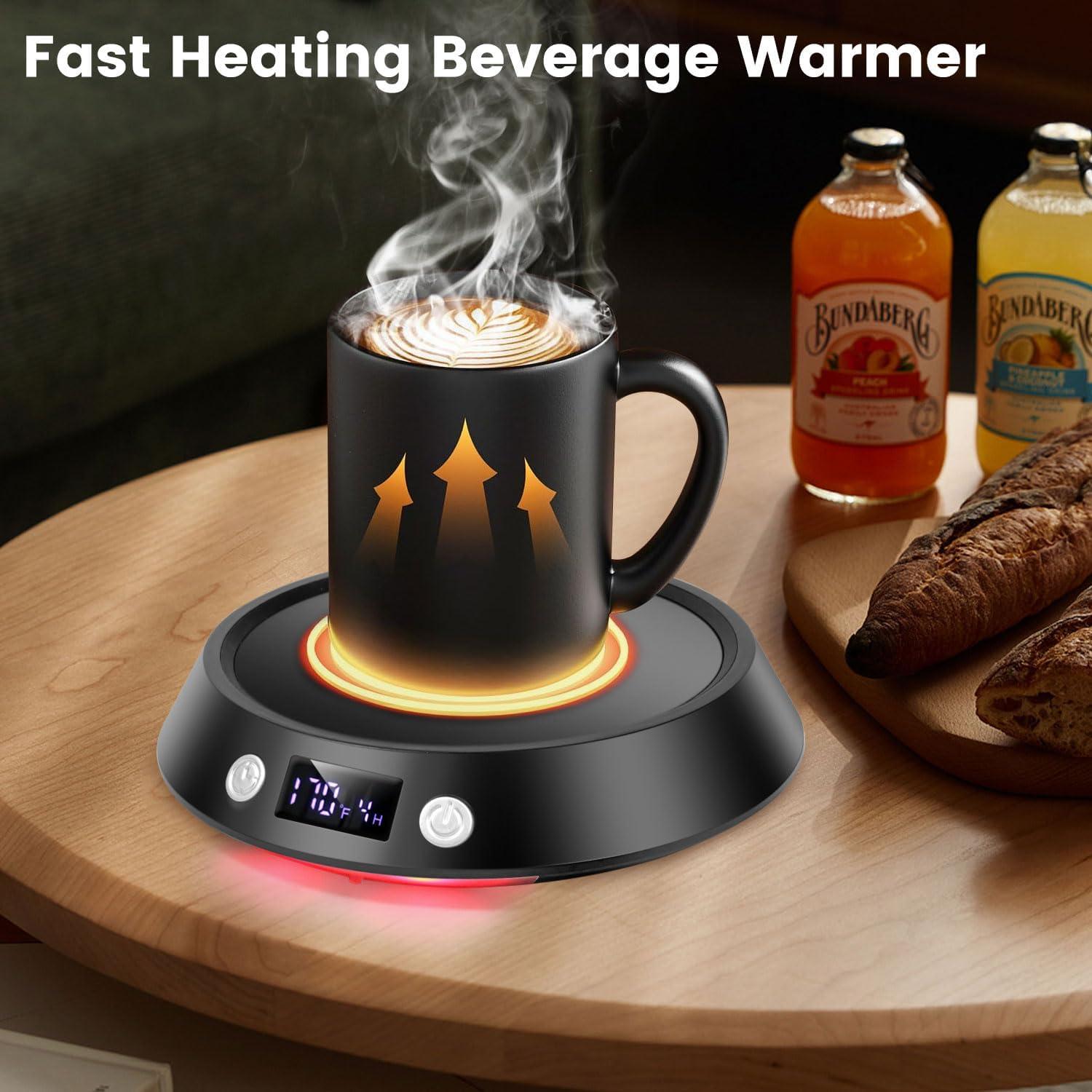 Calentador de Tazas Clinuse 50W Negro con Apagado Automático