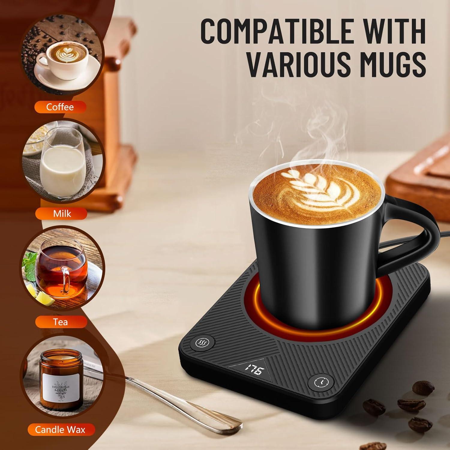 Calentador de Tazas Ahomxin E con 3 Temperaturas y Apagado Automático