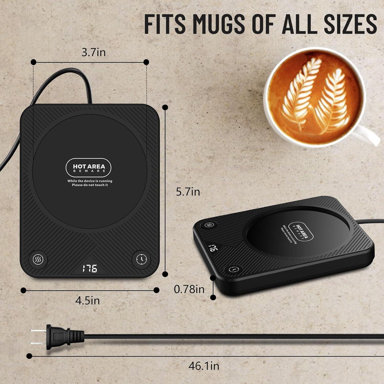 Calentador de Tazas Ahomxin E con 3 Temperaturas y Apagado Automático