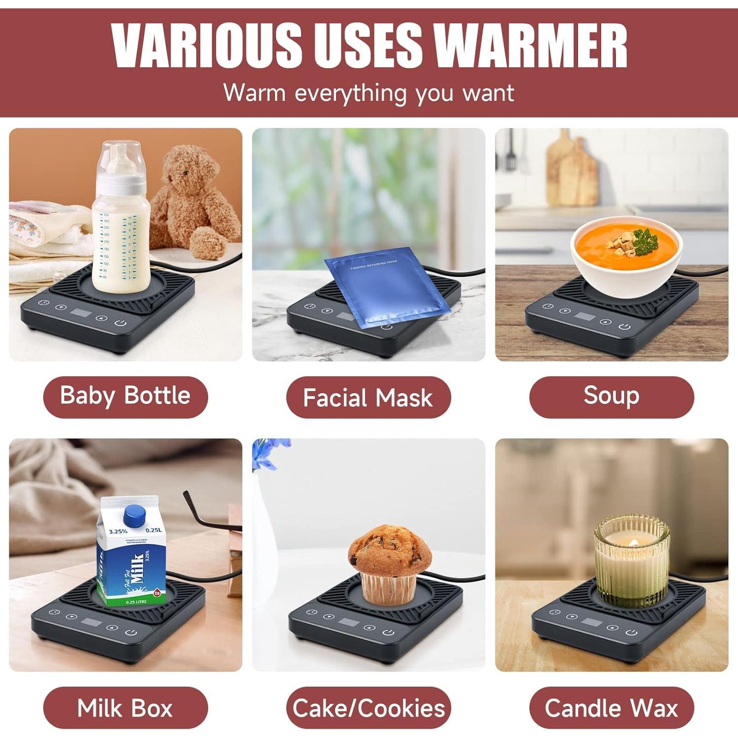 Calentador de Tazas Eléctrico Cafzed 30W Negro con Temporizador