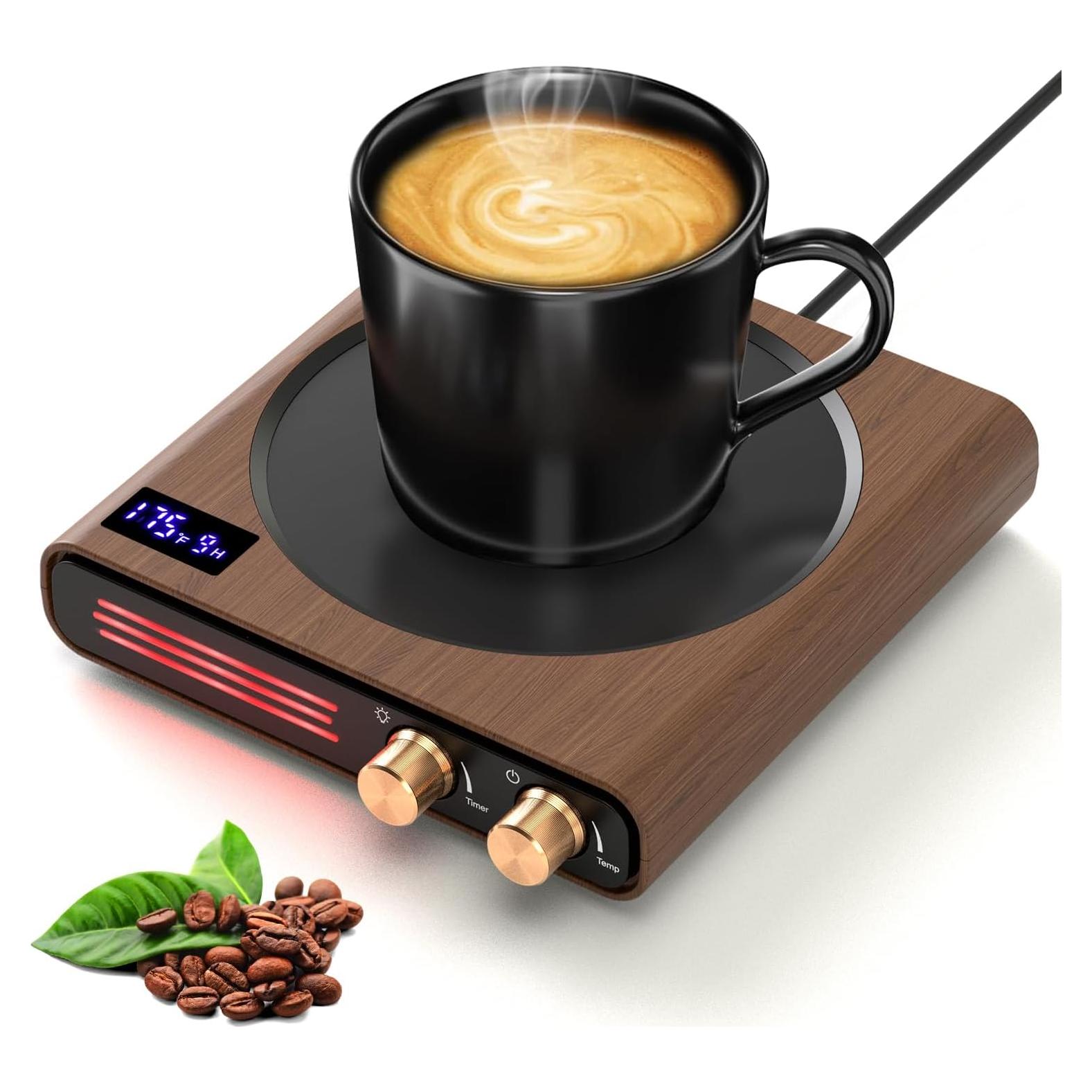 Calentador de Tazas CEROBEAR 50W con 9 Temperaturas y Luz LED