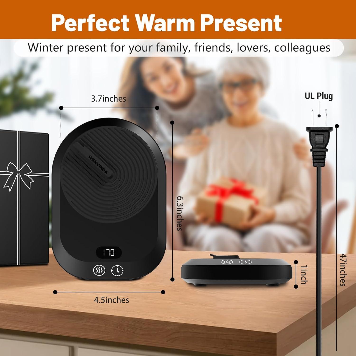 Calentador de Tazas Samdray D Negro con 3 Temperaturas